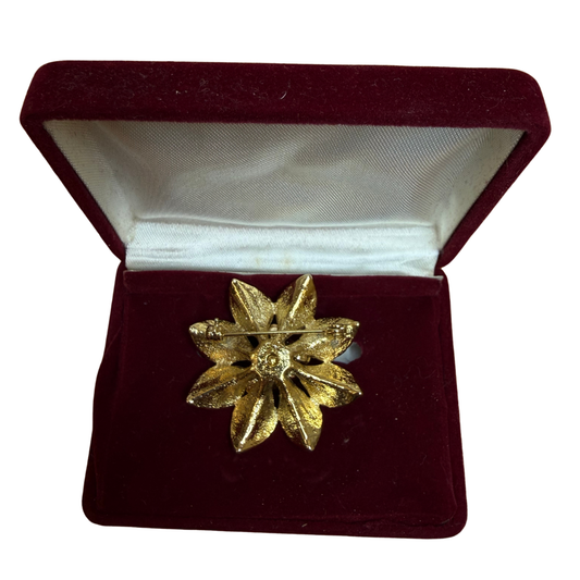 Broche vintage fleur