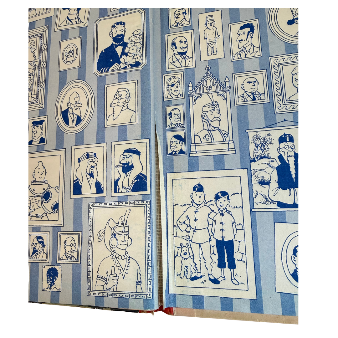 Hergé – Les Aventures de Tintin « On a marché sur la Lune » – Édition 1954