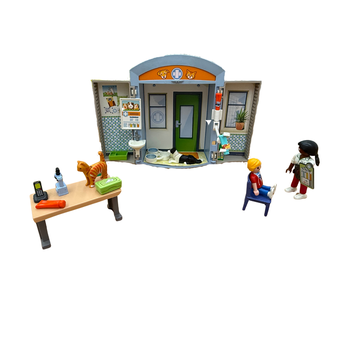 Lot Playmobil – Vétérinaire avec accessoires