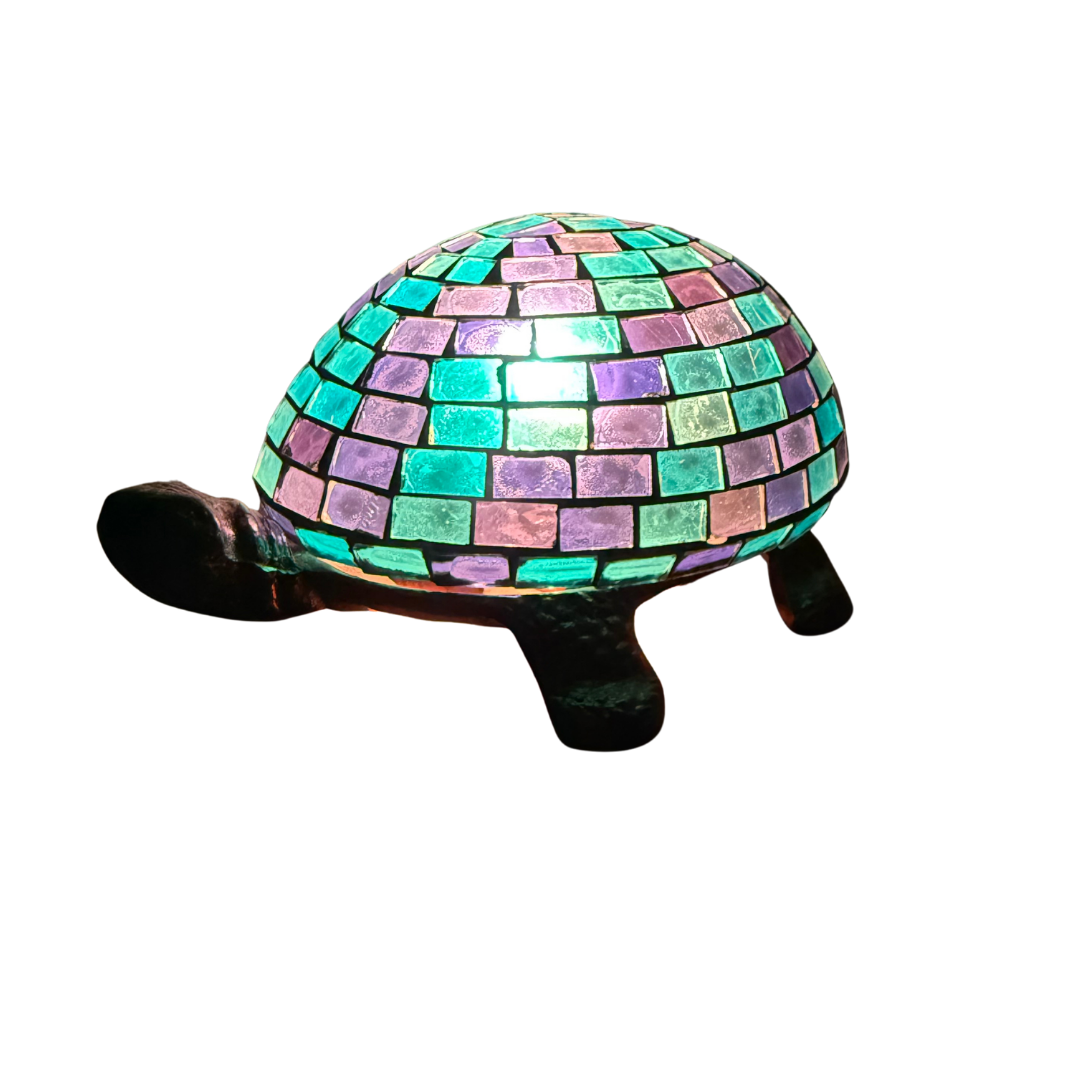 Lampe tortue style Tiffany