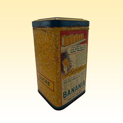 Boîte en fer Banania vintage