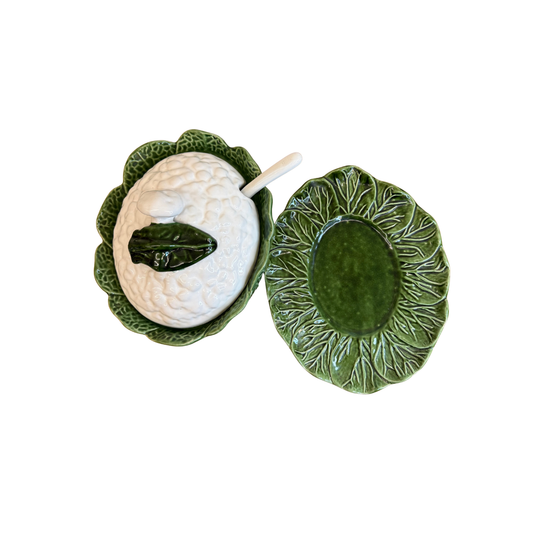 Chou vert en barbotine avec sa cuillère