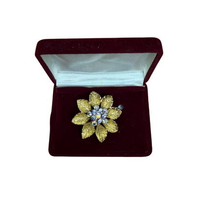 Broche vintage fleur