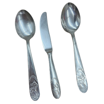 Couverts Disney Bambi en inox – Maison Maurice Piérard Gembloux
