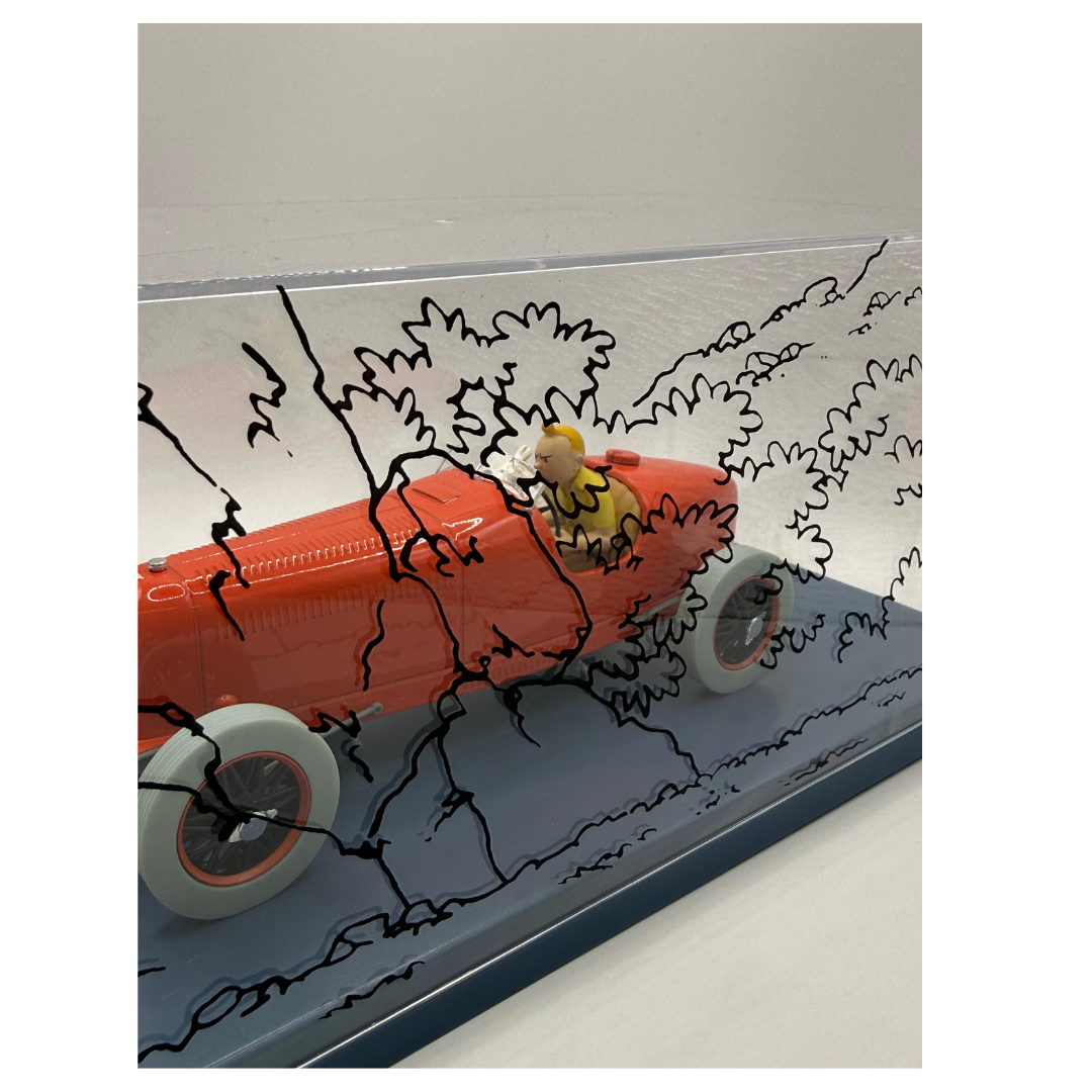 Voiture Tintin 1/24ᵉ