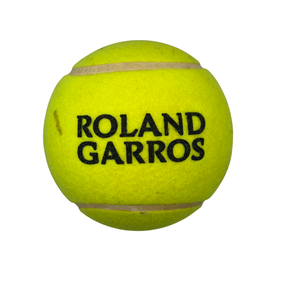 Balle de tennis publicitaire Roland-Garros