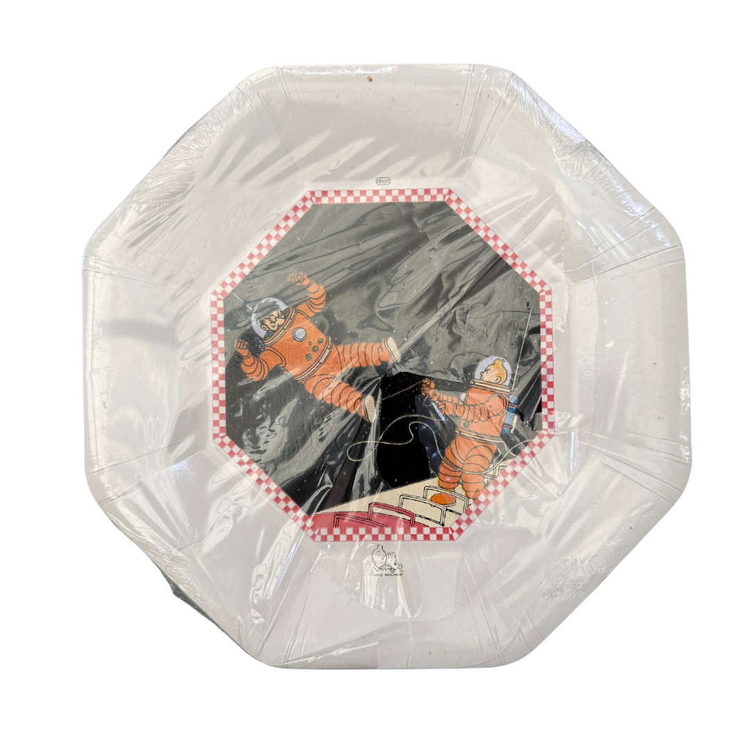 Assiettes Tintin en carton – Série complète