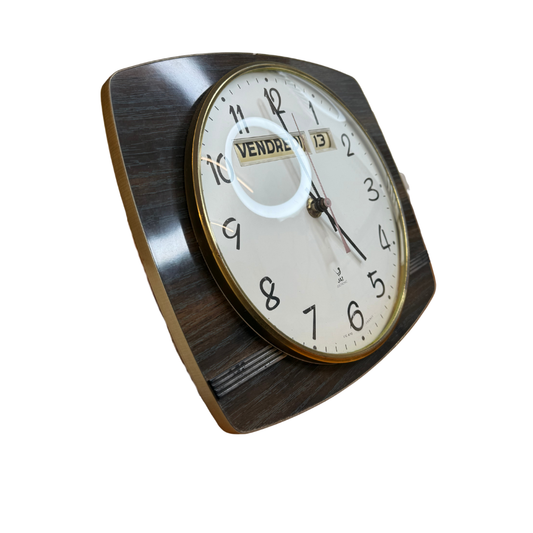 Ancienne pendule murale Jaz – transistor et formica