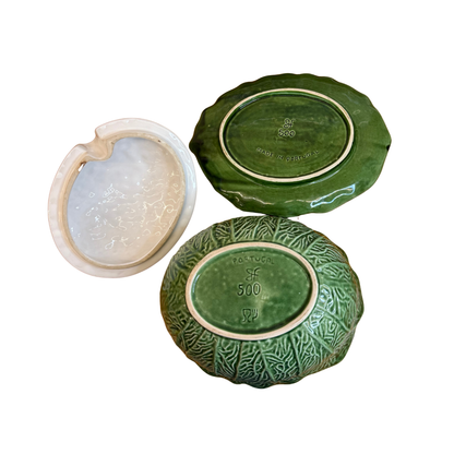 Chou vert en barbotine avec sa cuillère