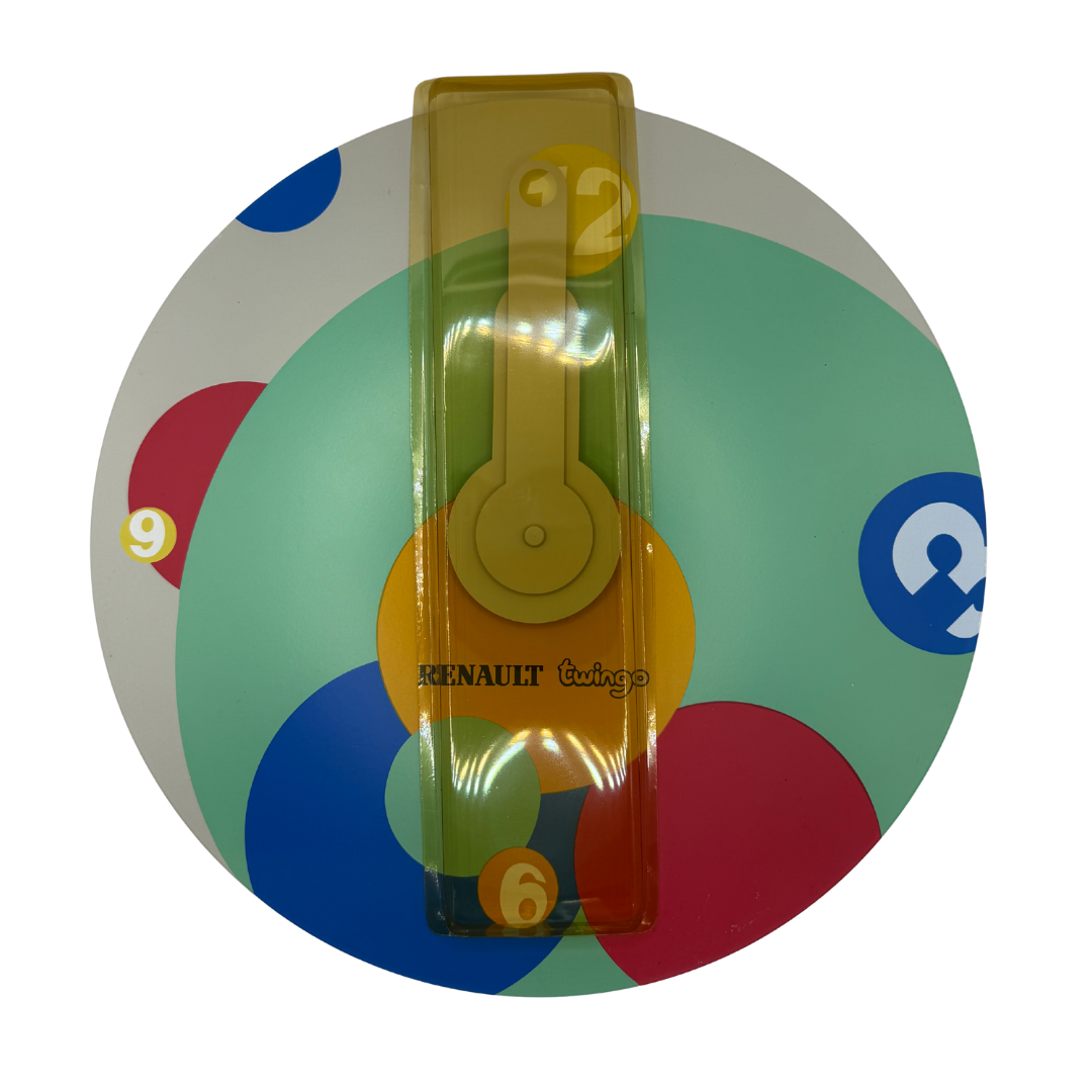 Horloge publicitaire Twingo
