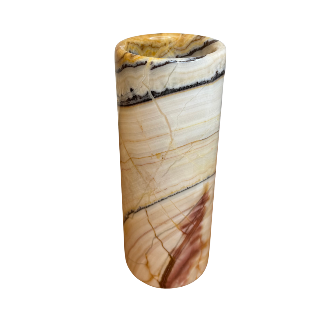 Vase en marbre blanc