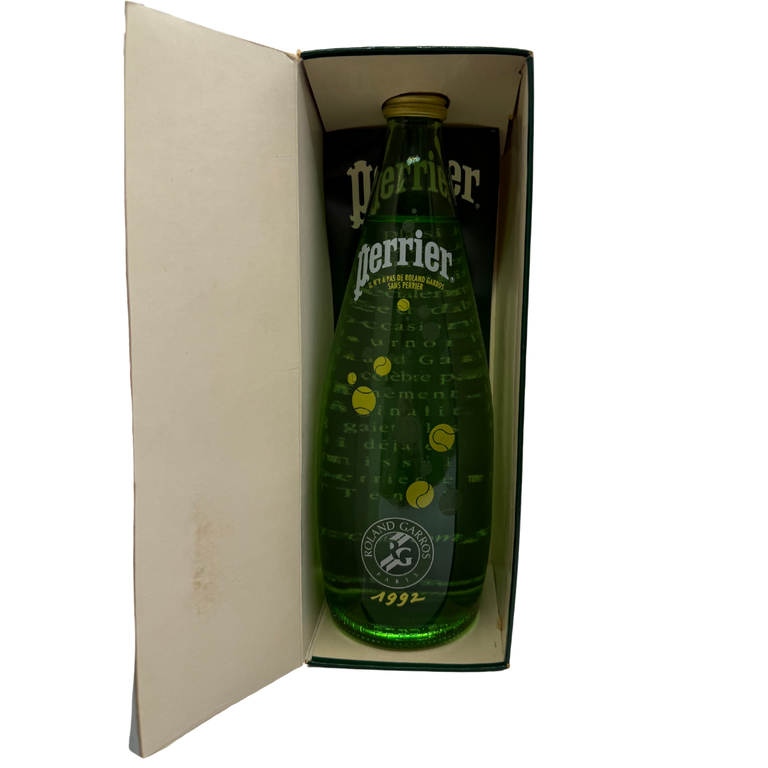 Bouteille de Perrier 75 cl – Roland-Garros 1992 scellée