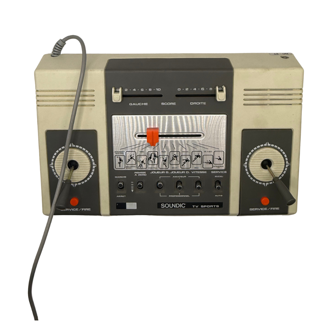 Console de jeux vidéo années 70 – en boîte complète