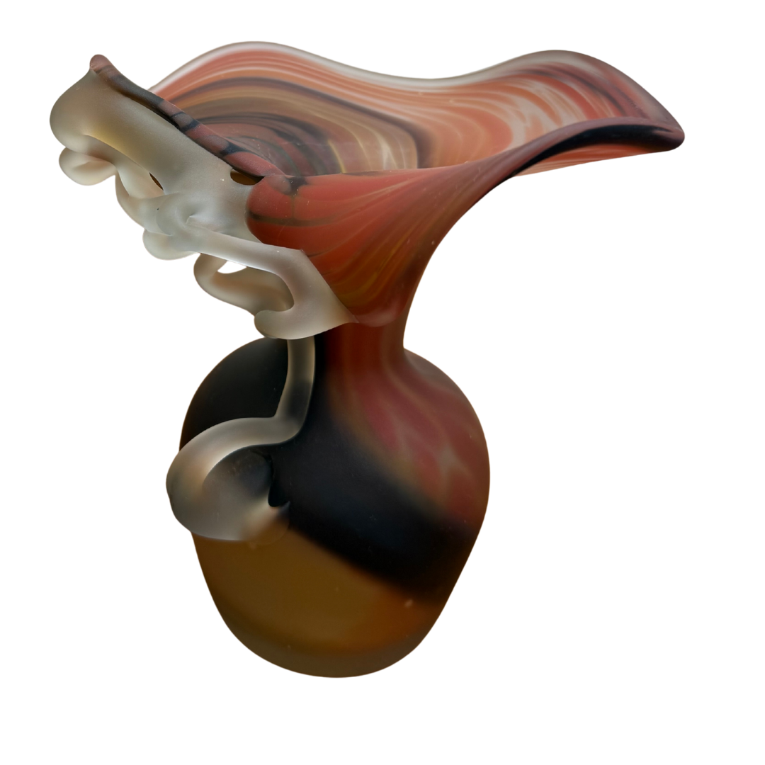Vase en pâte de verre