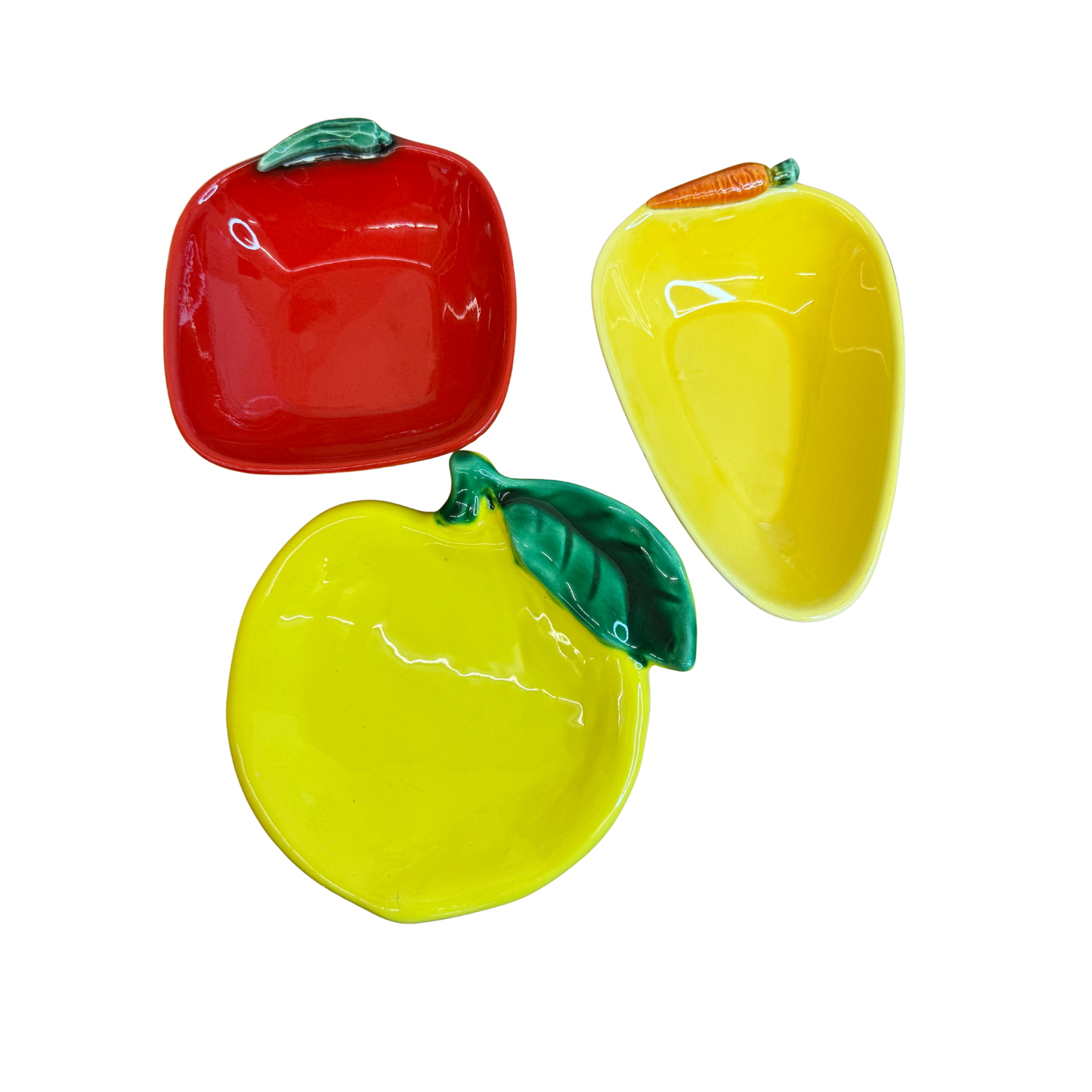 Lot de 4 petits plats pour apéro – Carotte, Pomme, Piment et Coupelle
