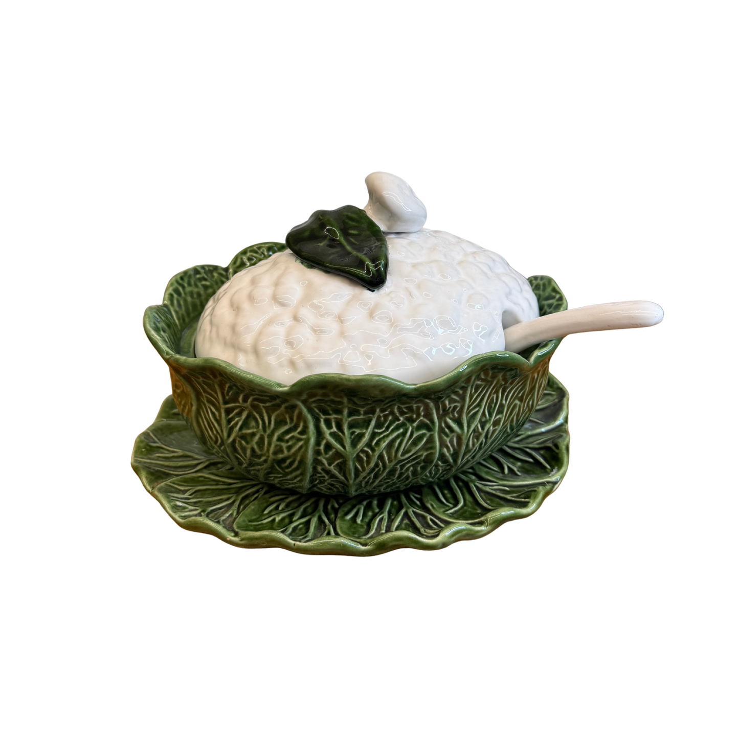 Chou vert en barbotine avec sa cuillère