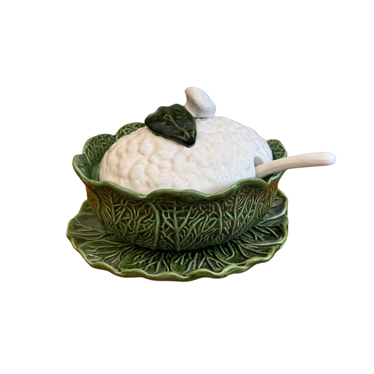 Chou vert en barbotine avec sa cuillère